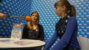 Carola Sieverding beim Interview mit der Südpolshow
