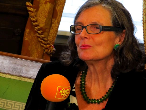 Susanne Preußler-Bitsch beim Interview