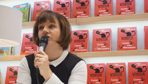 Frauke Scheunemann - "Winston Lizenz zum Mäusejagen" – Frankfurter Buchmesse 2017