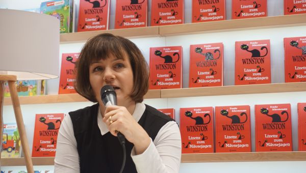 Frauke Scheunemann – „Winston Lizenz zum Mäusejagen“ – Frankfurter Buchmesse 2017